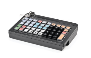 Программируемая клавиатура АТОЛ KB-50-U ччерная с ридером магнитных карт на 1-3 дорожки